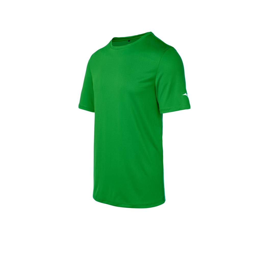 Camisetas Mizuno Para Hombre Verdes 5028934-MB